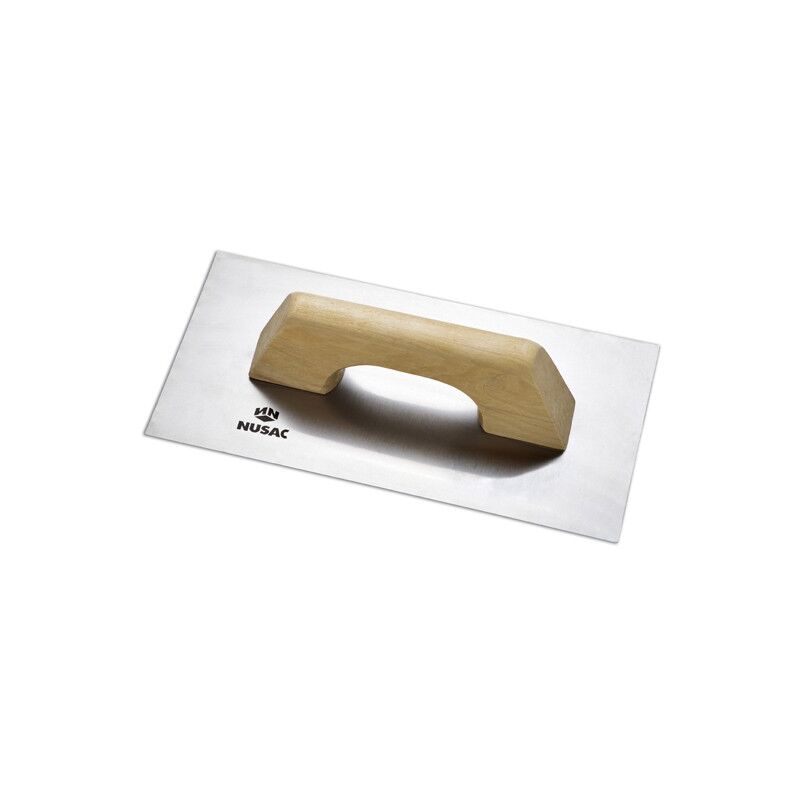 Nusac - llana rectangular inox m/mader - 300X150 mm