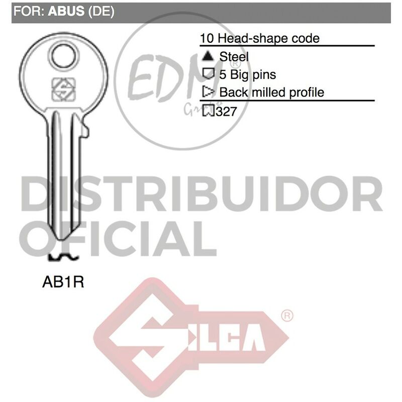 

Llave Acero Ab1R Abus