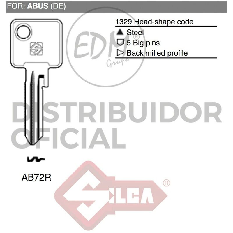 

Llave Acero Ab72R Abus