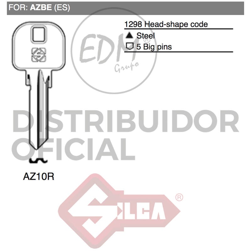 E3/12216 Llave Acero Az10r Azbe