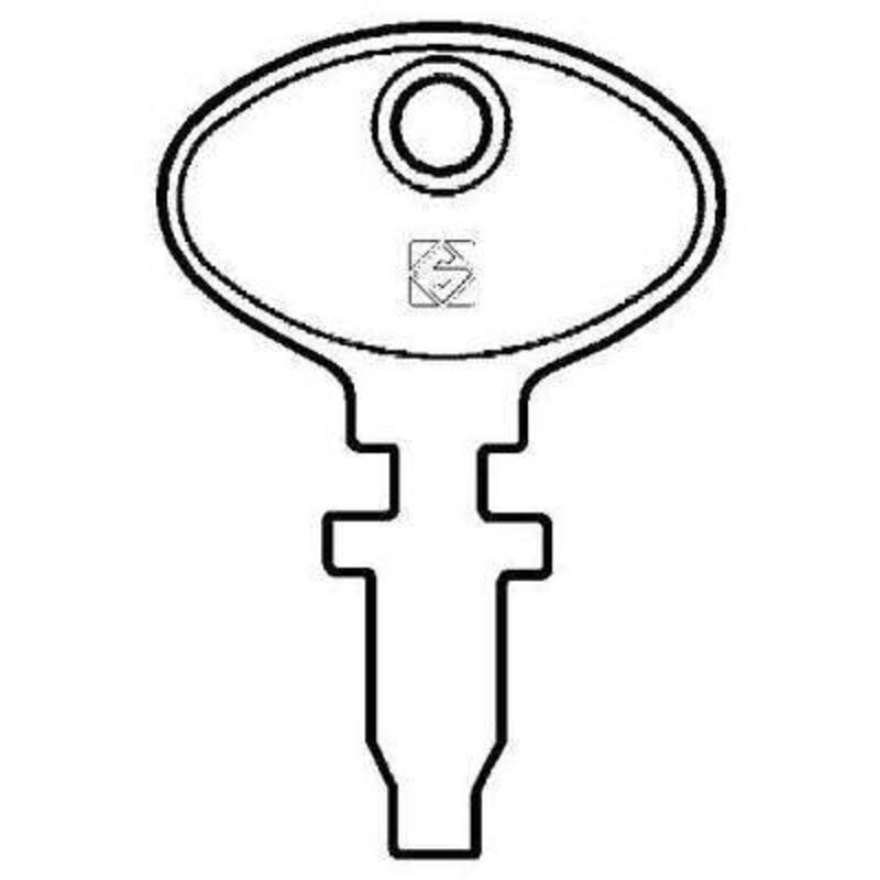 Llave de coche Fiat FA1 Silca