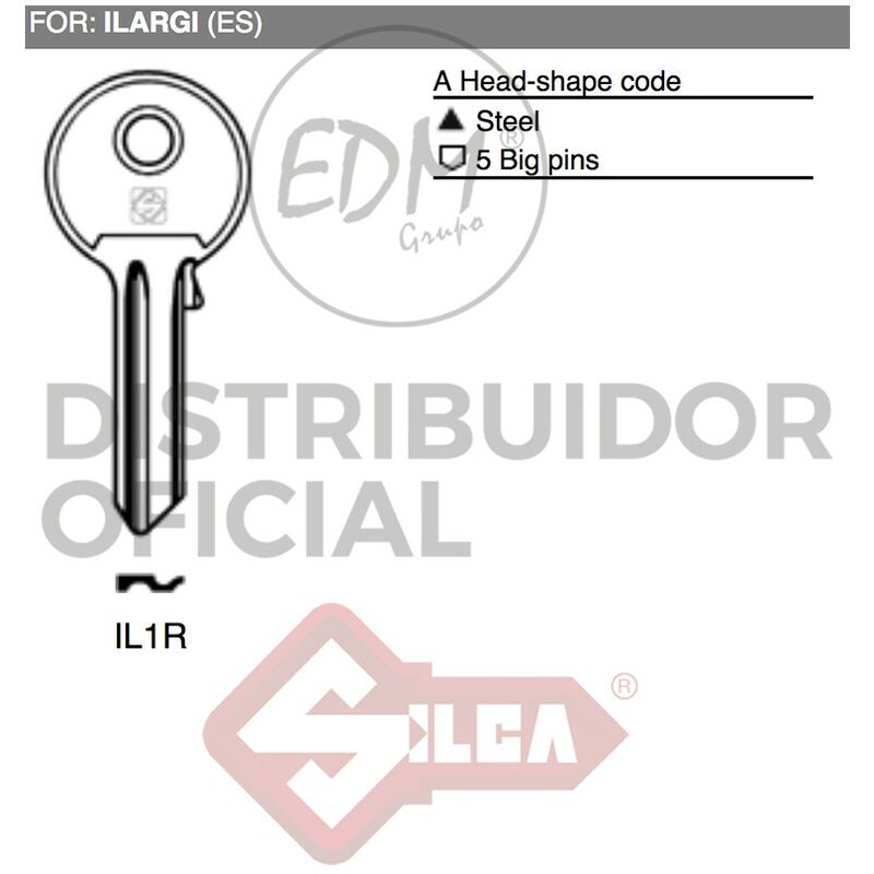 

Llave Acero Il1R Ilargi