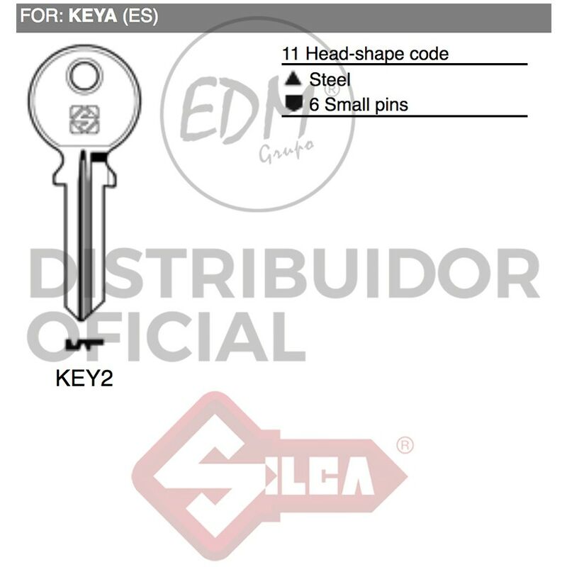 

Llave Acero Key2 Keya