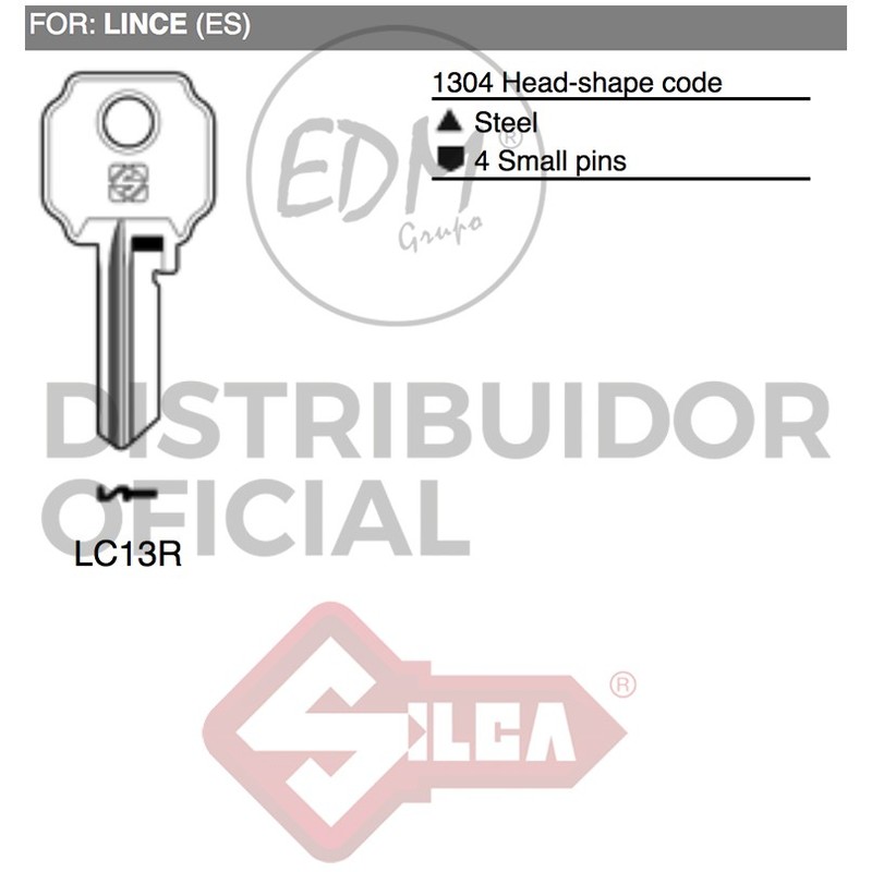 

Llave Acero Lc13R Lince - NEOFERR..