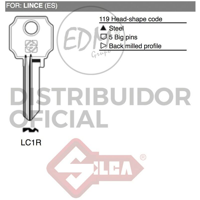 

Llave Acero Lc1R Lince