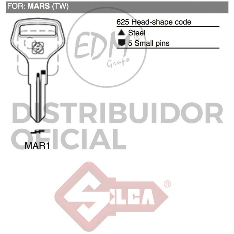 

Llave Acero Mar1 Mars