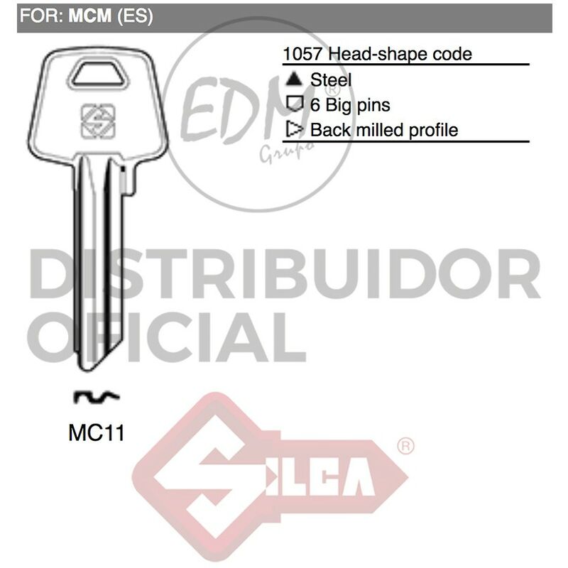 

Llave Acero Mc11 Mcm