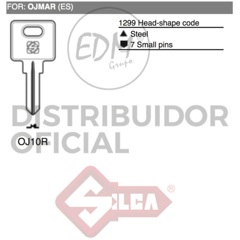 LLAVE ACERO OJ10R OJMAR