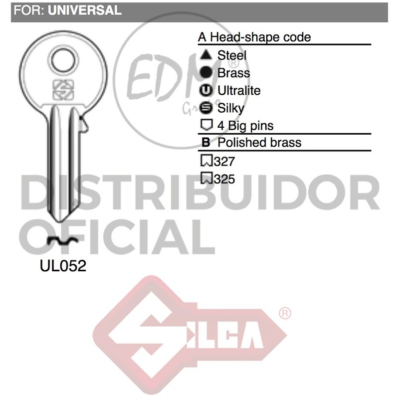 

Llave Acero Ul052 Universal - NEOFERR..