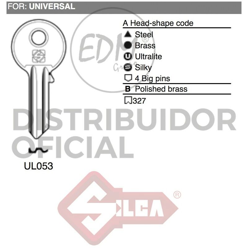 

Llave Acero Ul053 Universal