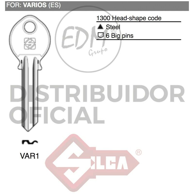 

Llave Acero Var1 Varios