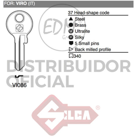 LLAVE ACERO VI086 VIRO
