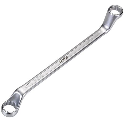 LLAVE ACODADA 2 BOCAS 11/16" x 3/4"