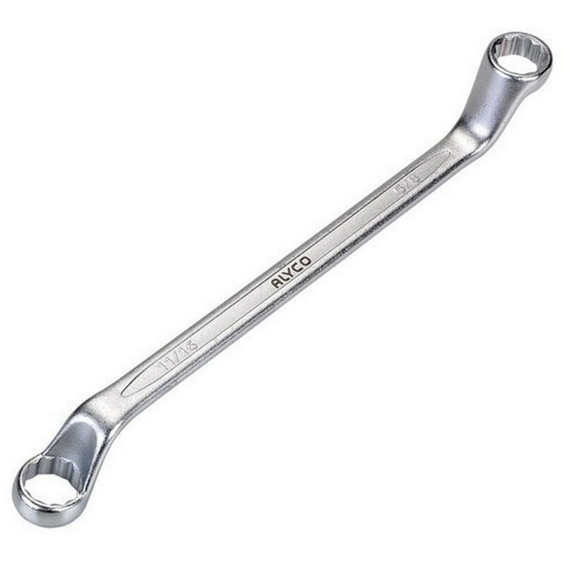 

ALYCO 190052 - Llave acodada 2 bocas en pulgadas DIN 838 5/16' x 3/8'
