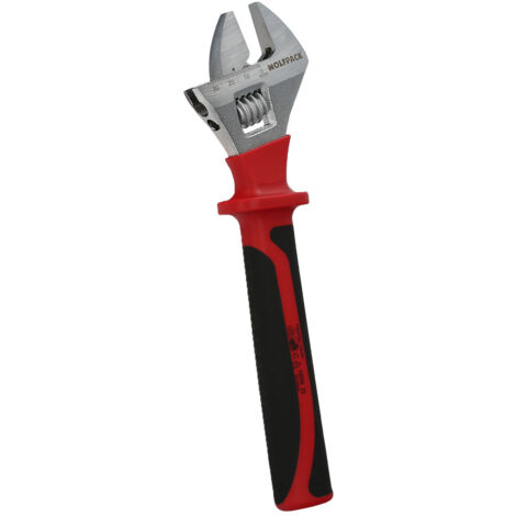 Llave Ajustable Aislada VDE 10". Llave Ajustable Aislada, Llave Inglesa, Llave Moleta Aislada,