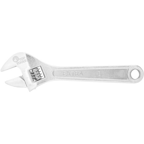 Llave ajustable de 150 mm, rango de 0 a 20 mm.
