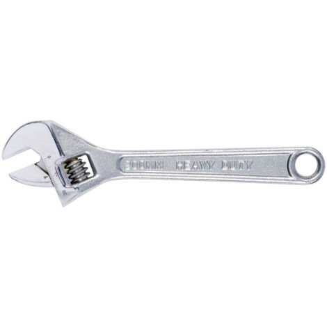 Llave ajustable de acero al carbono Kreator 200 mm