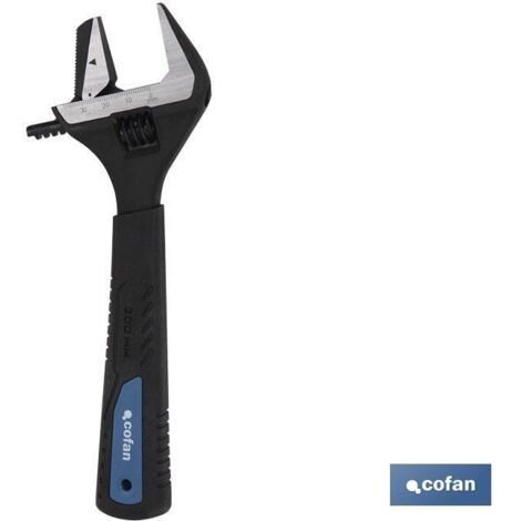 LLAVE AJUSTABLE GRAN APERTURA REVERSIBLE 8"(200MM)