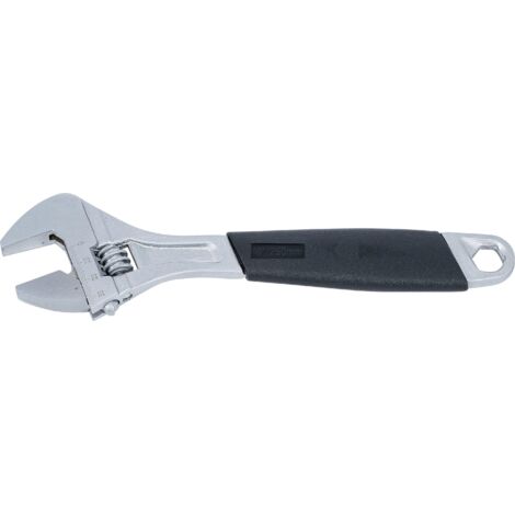 Llave ajustable (inglesa) con mango de plástico suave  máx. 30 mm