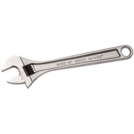 Llave ajustable (inglesa) de moleta central 12 cromada 5-300c-1