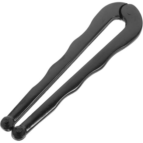 Llave ajustable para tuercas redondas perforadas, robusta y compacta, ergonómica, con gancho, para amoladora angular (5 mm).