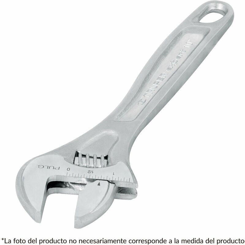 

Truper Expert - Llave ajustable profesional cromada 150mm, Expert