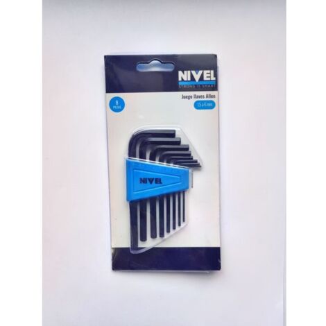 Llave Allen 1,5-06Mm Nivel 8 Pz