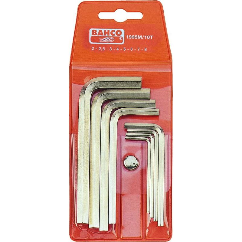 

Llave Allen Niquelada Bahco 1998m-14