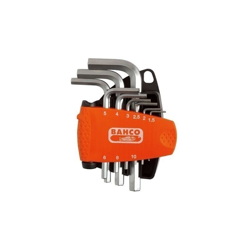 

Bahco - Llave Allen Hexagonal 1,5-10Mm Acodada 9 Pz