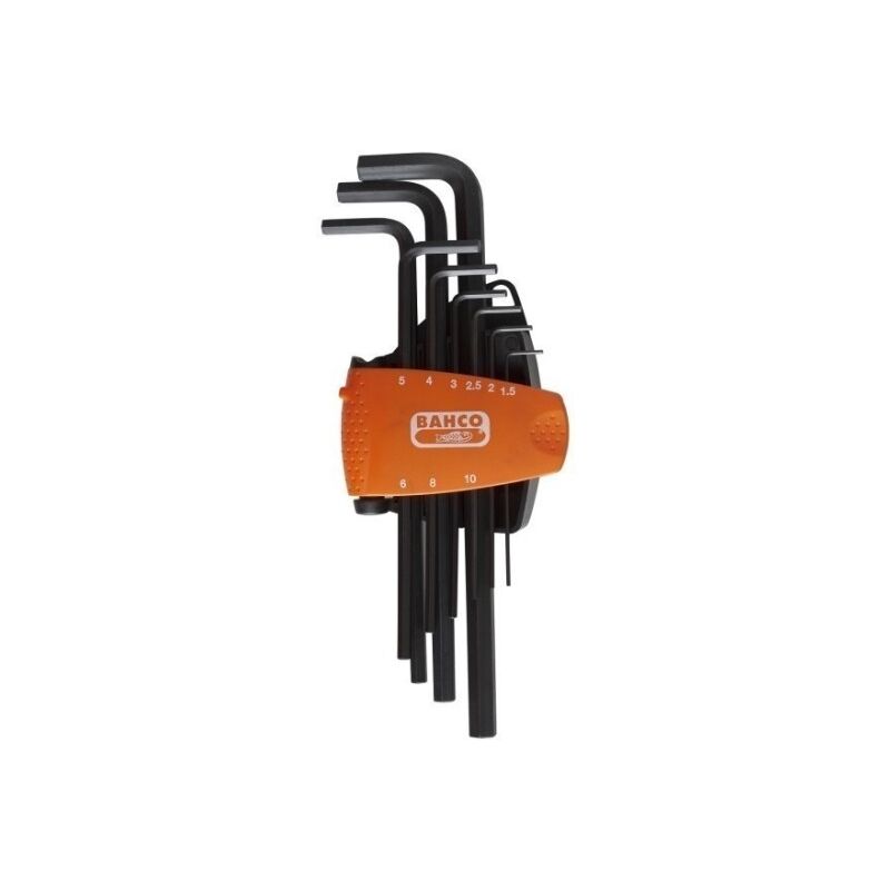 

Bahco - Llave Allen Hexagonal 1,5-10Mm Pavonado 9 Pz