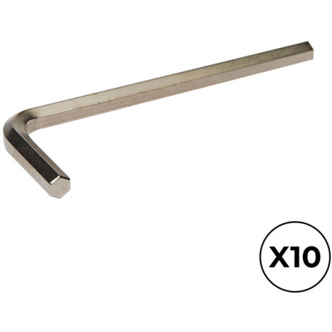 Llave allen hexag niquelada