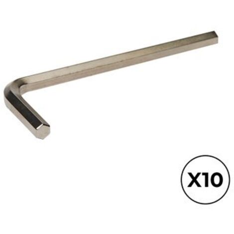 Llave allen hexag niquelada