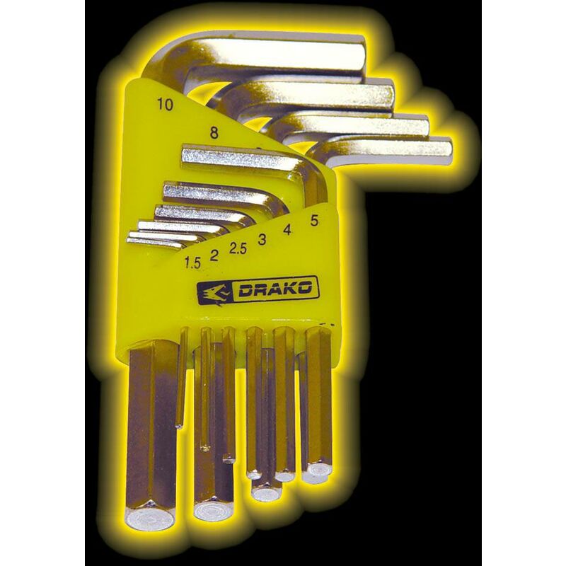 

Llave Allen Jgo 10 Pz Drako 1,5 10 Mm