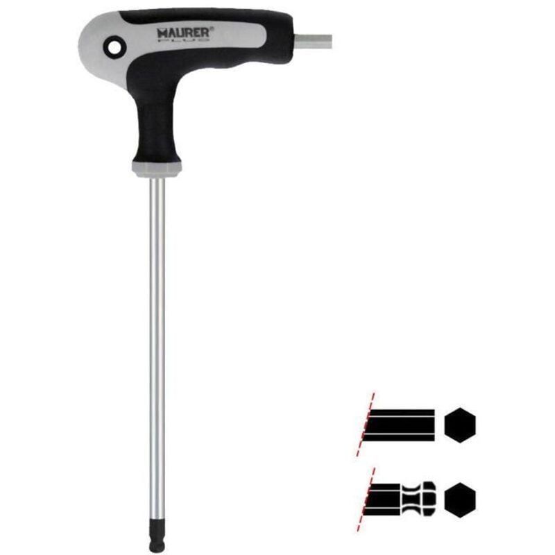 

Llave allen maurer con mango 't' con bola 6,0 mm