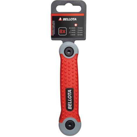LLAVE ALLEN NAVAJA JUEGO 8 - 1,5-8 MM