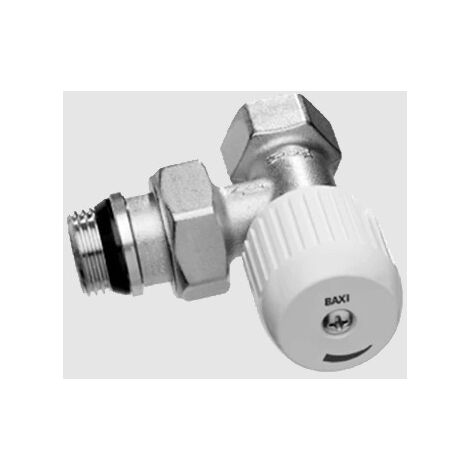 Llave bitubo para roscar (rosca hembra) SERIE 200 - BAXI Forma: Escuadra - Diámetro: Ø1/2"