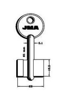 

Llave Jma Gorja Laton 16G - J.M.A - 16G..