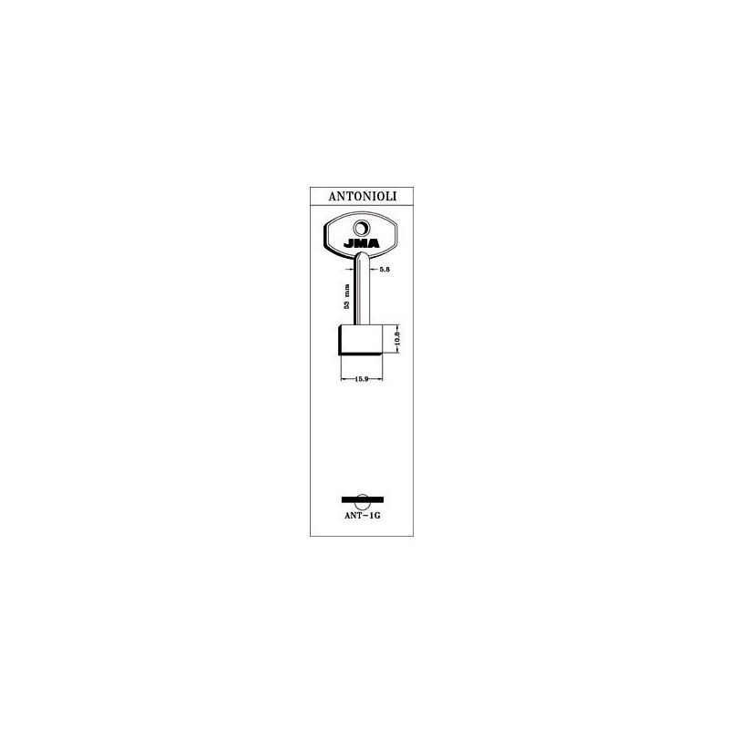

Llave De Gorja En Bruto Jma Laton Ant-1G