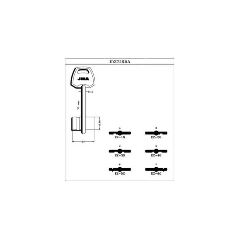 

Llave De Gorja En Bruto Jma Laton Ez-1G