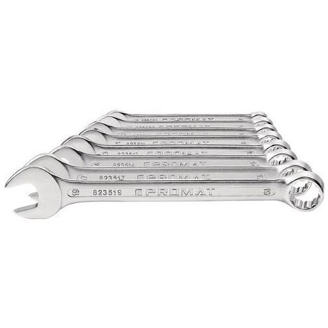 Llave Combinada 10-32Mm Bihexagonal Boca 10º Jgo 12Pz Promat