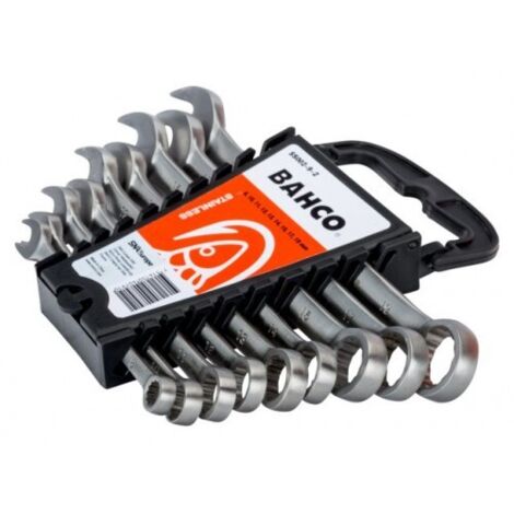 LLAVE COMBINADA ACERO INOX 9PCS SET - BAHCO