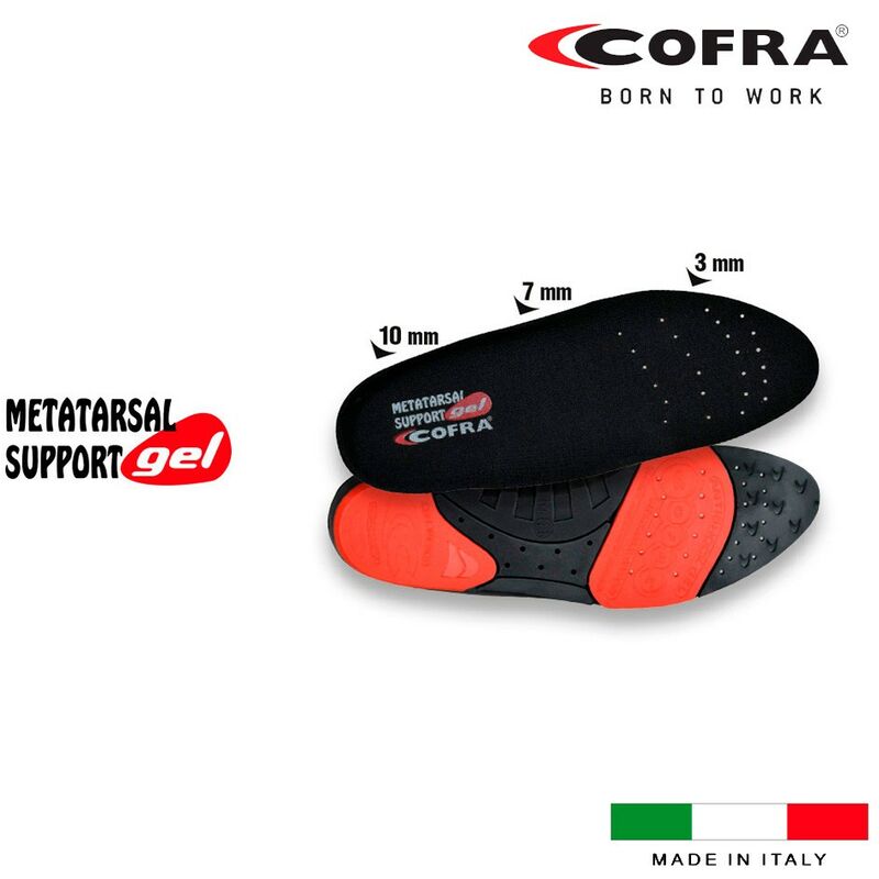 

PLANTILLA METATARSAL SUPPORT GEL TALLA 44 - Cofra