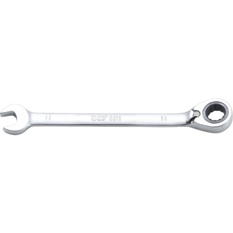 Llave combinada con carraca  reversible  11 mm