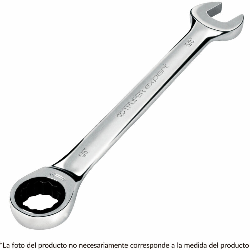 

Llave combinada con carraca, 16 x 202 mm, Expert
