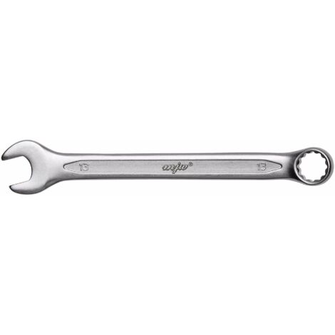 Llave combinada de anillo abierto de 13 mm de acero cromo-vanadio CRV
