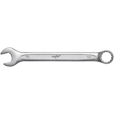 Llave combinada de anillo abierto de 18 mm de acero cromo-vanadio CRV