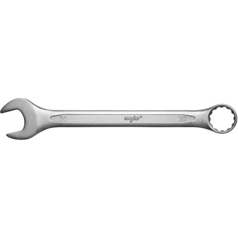 Llave combinada de anillo abierto de 30 mm de acero cromo-vanadio CRV