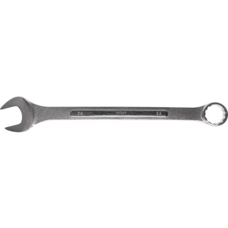 Llave combinada de anillo abierto de 34 mm de acero cromo-vanadio CRV