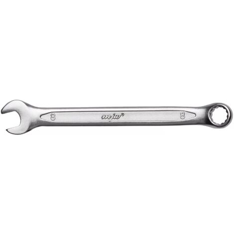 Llave combinada de anillo abierto de 8 mm de acero cromo-vanadio CRV