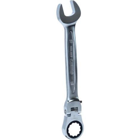 Llave combinada de carraca articulada GEARplus, bloqueable, 18 mm